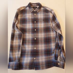 AllSaints Plaid Shirt L